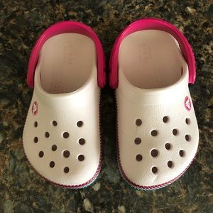 Kids CROCBAND sequin band clogs
